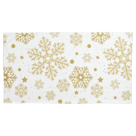 黄金の雪 枕カバー (正面左)