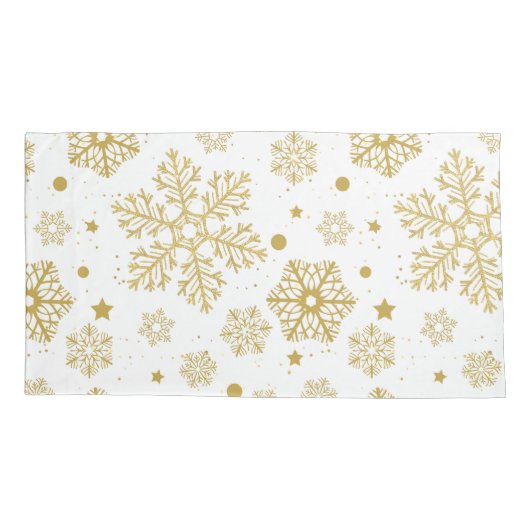 黄金の雪 枕カバー (裏面-左)