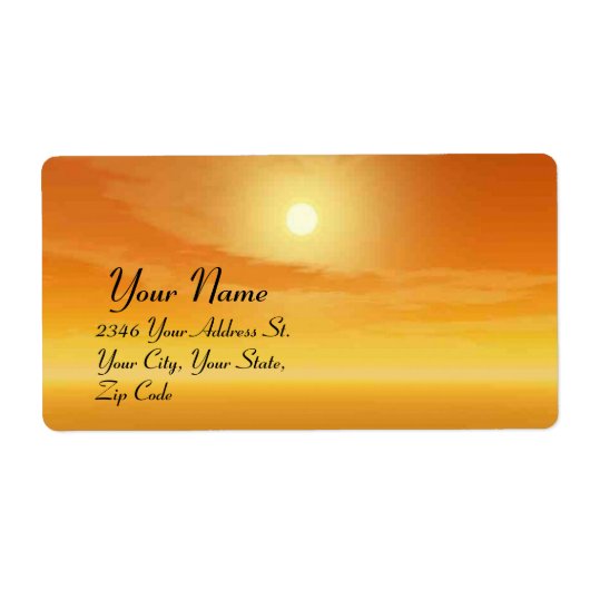 黄金の霞 ラベル (正面)