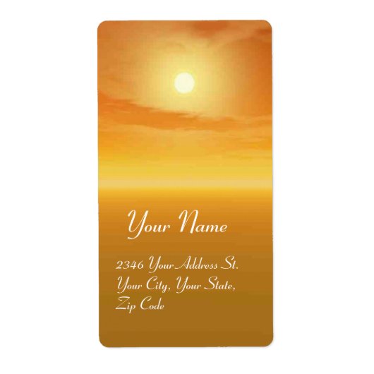 黄金の霞 ラベル (正面)