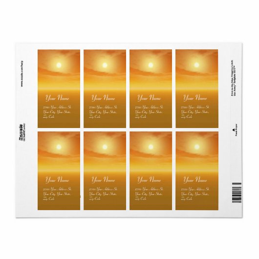 黄金の霞 ラベル (フルシート)