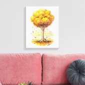 黄金の静寂 キャンバスプリント (インサイチュ (リビング))