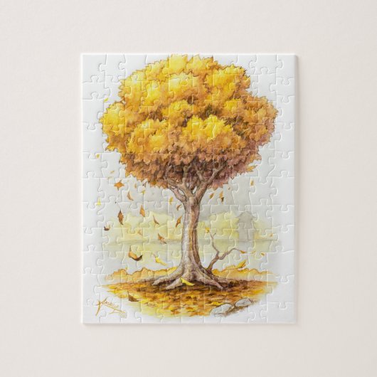 黄金の静寂 ジグソーパズル (縦)