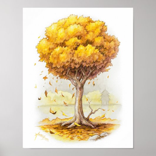 黄金の静寂 ポスター (正面)