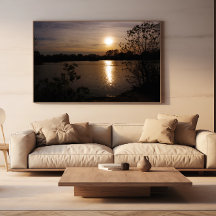 黄金の静寂：夕焼けの抱擁