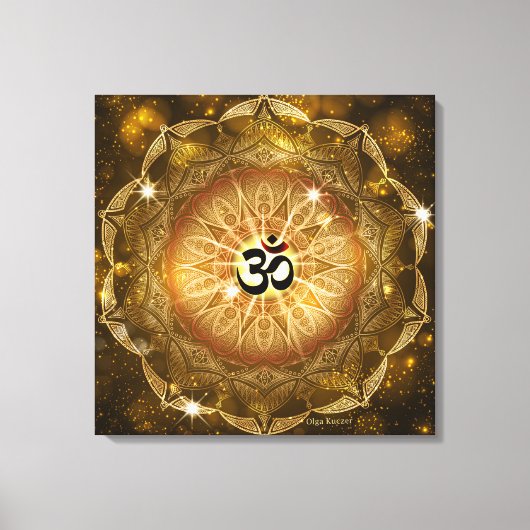 黄金の音 キャンバスプリント (正面)