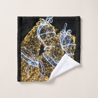 黄金の馬が駆け回る ウォッシュタオル