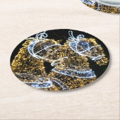 黄金の馬が駆け回る ラウンドペーパーコースター (アングル)