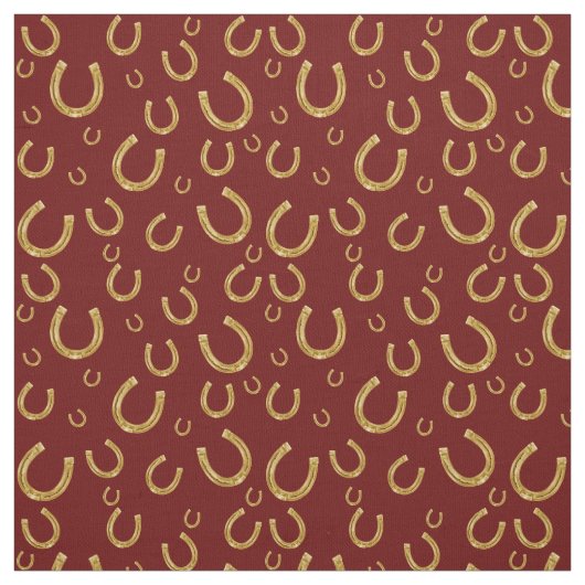 黄金の馬蹄型 ファブリック (見本)