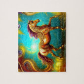 黄金の馬 ジグソーパズル (縦)