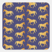 黄金の馬 スクエアシール (正面)