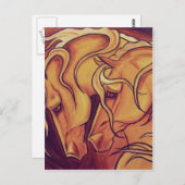 黄金の馬 ポストカード (正面/裏面)