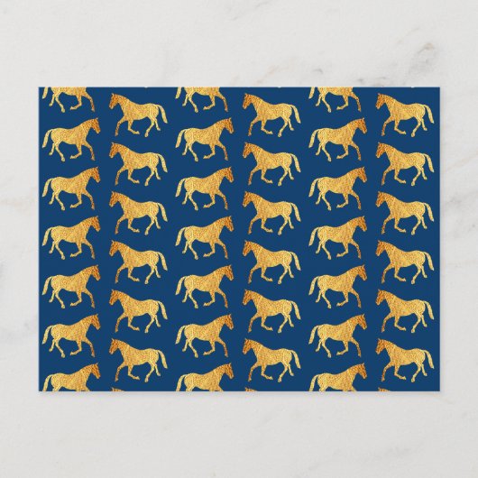 黄金の馬 ポストカード (正面)