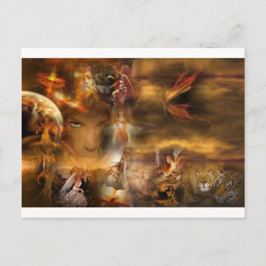 黄金の魔法 ポストカード (正面)