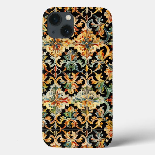黄金の黒の上で繁栄 Case-Mate iPhoneケース (裏面)