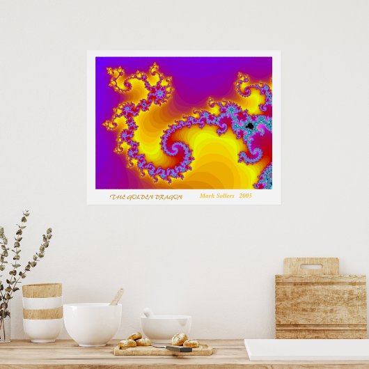 黄金の龍 ポスター (キッチン)
