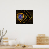 黄金の「マルネの岩」第10山師団 ポスター (キッチン)