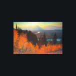 黄金の《植物》アスペンサンセットでスネーク川の上 キャンバスプリント<br><div class="desc">Larry Ditto / DanitaDelimont.com USA,  North America,  Wyoming</div>