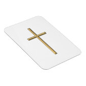 黄金の「3-D」クロス マグネット (右側)