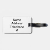 黄金の「3-D」クロス ラゲッジタグ (裏面横)