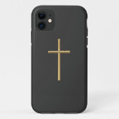 黄金の「3-D」クロス Case-Mate iPhoneケース (裏面)