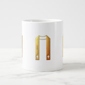 黄金の"3-D"典礼性収縮 ジャンボコーヒーマグカップ (正面)