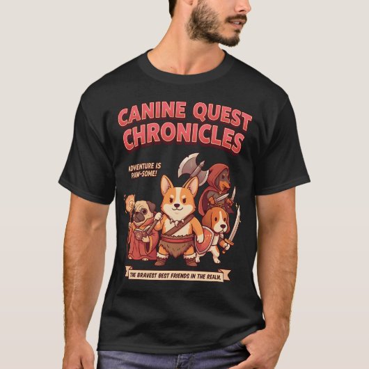 黄金のTを求める旅: バークの仲間たち Tシャツ (正面)