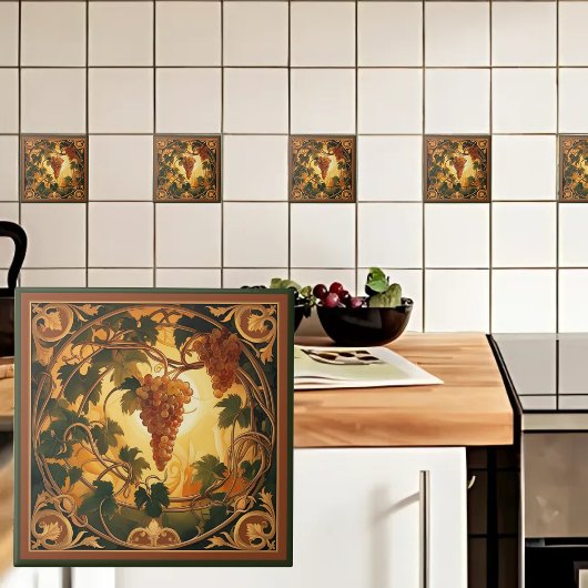 黄金ぶどう タイル