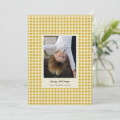黄金よくはしゃぐの手描き市松模様に写真 シーズンカード (スタンド正面)
