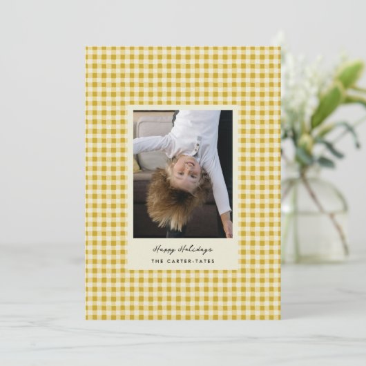 黄金よくはしゃぐの手描き市松模様に写真 シーズンカード (スタンド正面)