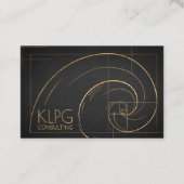 黄金らせん波 名刺 (正面)