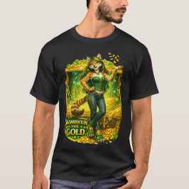 黄金をシャムロックする Tシャツ