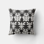 黄金エレガントのアールデコでファンのモチーフ。 クッション (裏面)