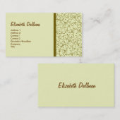 黄金エレガント色 名刺 (正面/裏面)