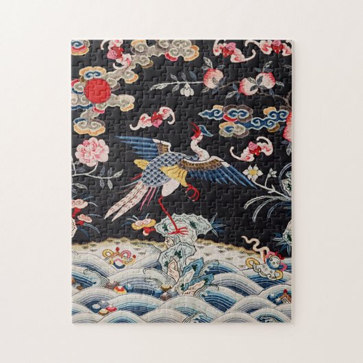 黄金キジ&クイン王朝/インペリアル中国 ジグソーパズル (縦)