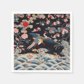 黄金キジ&クイン王朝/インペリアル中国 スタンダードカクテルナプキン (正面)