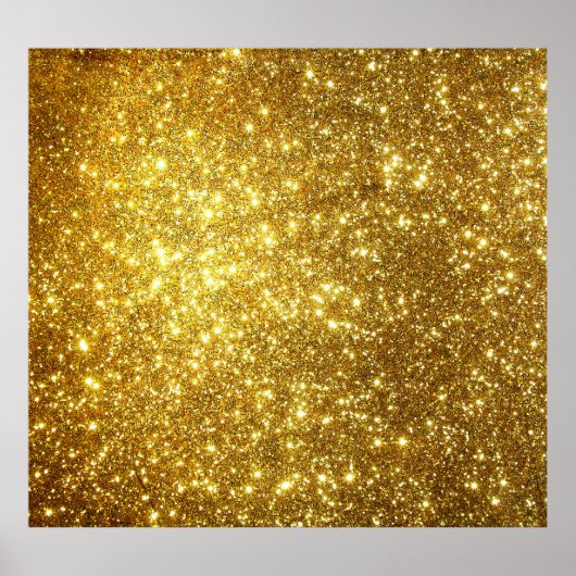 黄金グランジの高解像度ラスターイラストレーション ポスター (正面)