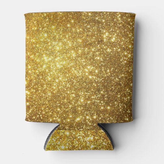 黄金グランジの高解像度ラスターイラストレーション 缶クーラー (正面)