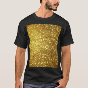 黄金グランジの高解像度ラスターイラストレーション Tシャツ