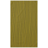 黄金ゴールドと黒ストライプの テーブルクロス (正面)