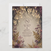 黄金シダのトワイライトガーデン 招待状 (正面)