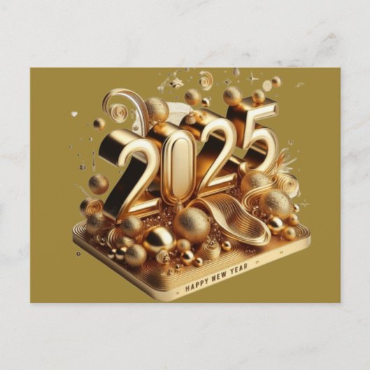 黄金タイポグラフィ シーズンポストカード (正面)