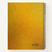 黄金テクスチャ ノートブック (裏面)