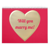 黄金ハート カレンダー (カバー)