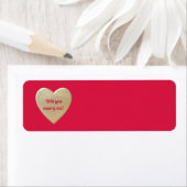 黄金ハート ラベル (インサイチュ)