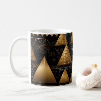 黄金ピラミッド型 コーヒーマグカップ
