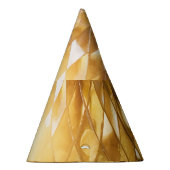 黄金モザイク輝く：ガラス効果。 パーティーハット (右)