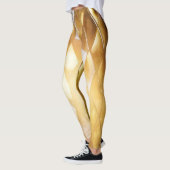 黄金モザイク輝く：ガラス効果。 レギンス (左)