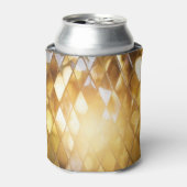 黄金モザイク輝く：ガラス効果。 缶クーラー (缶正面)