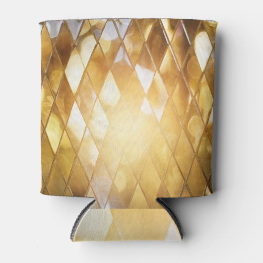 黄金モザイク輝く：ガラス効果。 缶クーラー (正面)